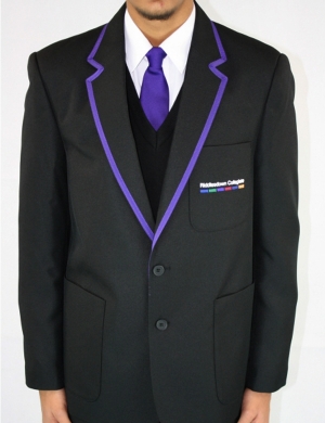 Riddlesdown Collegiate Blazer Boys - Purple 